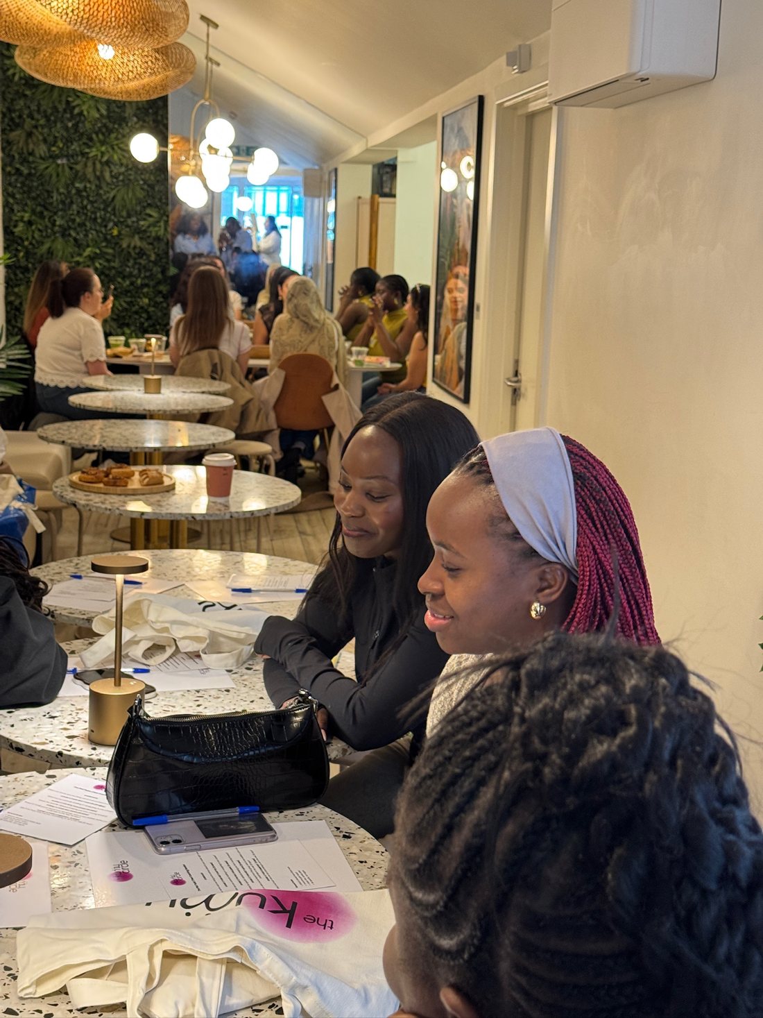 Women at a Kumu Circle event in London